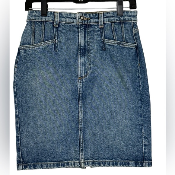 Favorite Daughter Jordie Pencil Skirt Blue Denim - size 26. Summer, party - Picture 1 of 7
